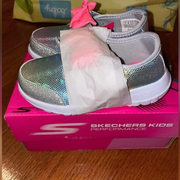 SKECHERS BITTY BOW GLAM TODDLER SHOES🎀 - Picture 4 of 6